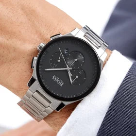 Montre Homme HUGO BOSS – brillance structurée