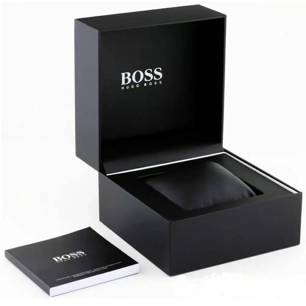 BOSS by Hugo Boss Silicone Green Dial Chronograph Men's Watch - 1514060