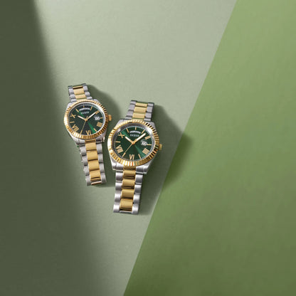 GUESS Ladies 2-Tone Day/Date Watch - GW0308L5