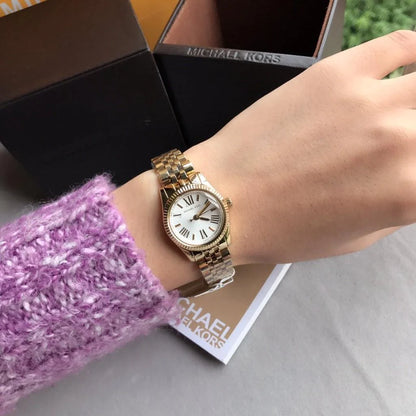 Montre Femme Michael Kors Lexington Mini MK3229 Dorée 26mm